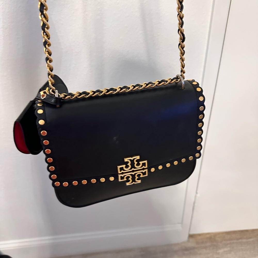 Tory Burch Black Leather Crossbody Bag